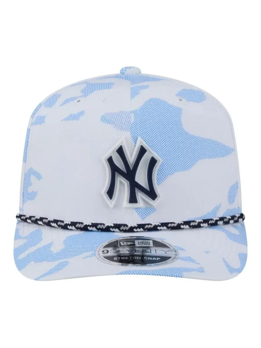 Кепка с козырьком New York Yankees Camo Rope 9SEVENTY New Era — изображение 2 из 5, белый