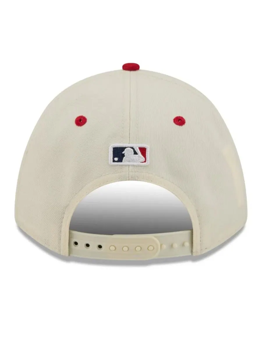 Кепка New Era 9FORTY M-Crown с вышивкой Minnesota Twins USA 250 — изображение 4 из 5, кремовый красный
