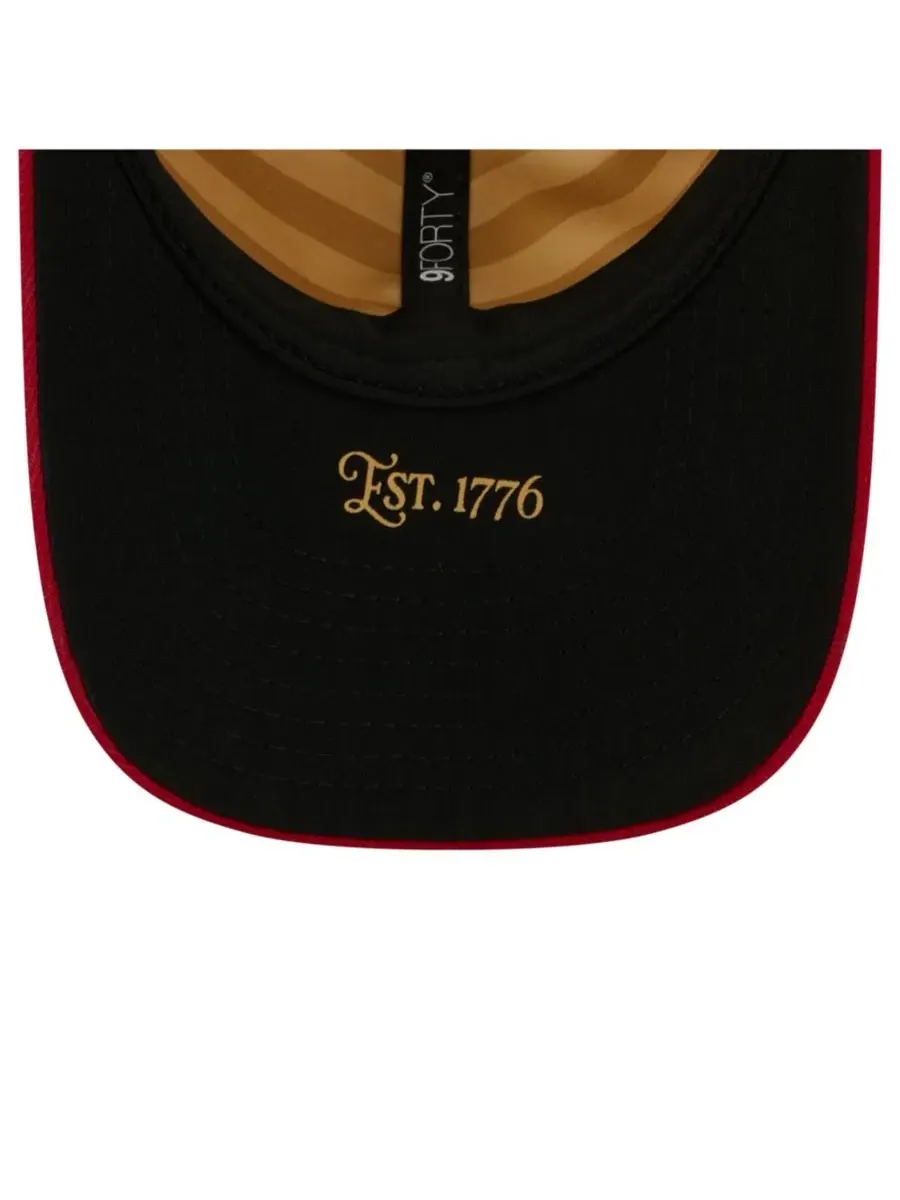 Кепка New Era 9FORTY M-Crown с вышивкой Minnesota Twins USA 250 — изображение 5 из 5, кремовый красный