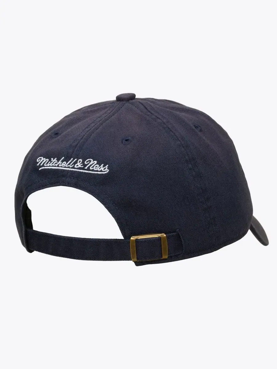 Кепка с вышивкой Atlanta Braves Mitchell & Ness — изображение 2 из 3, темно-синий
