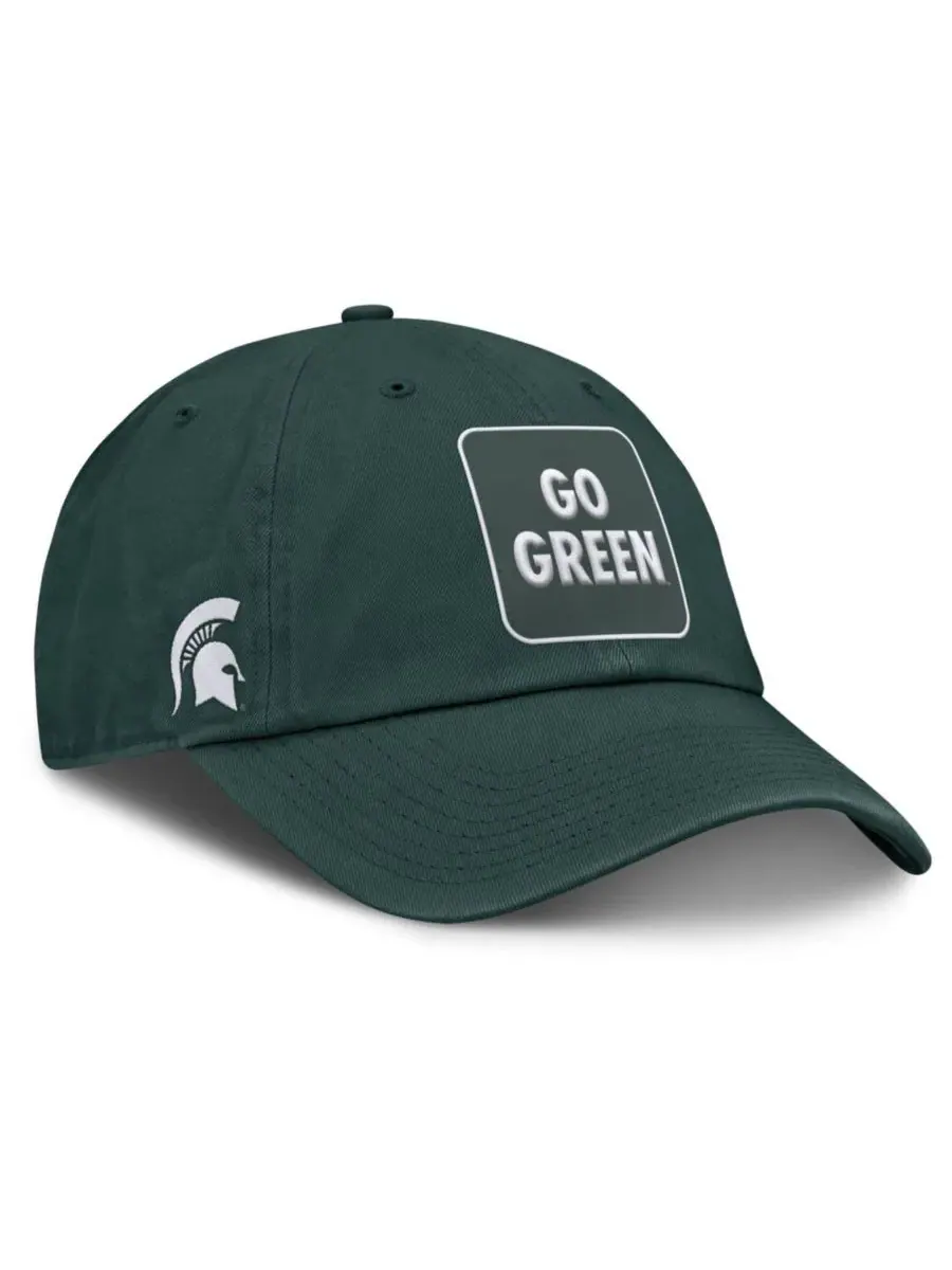 Кепка Nike с вышивкой Michigan State Spartans — изображение 3 из 4, зеленый