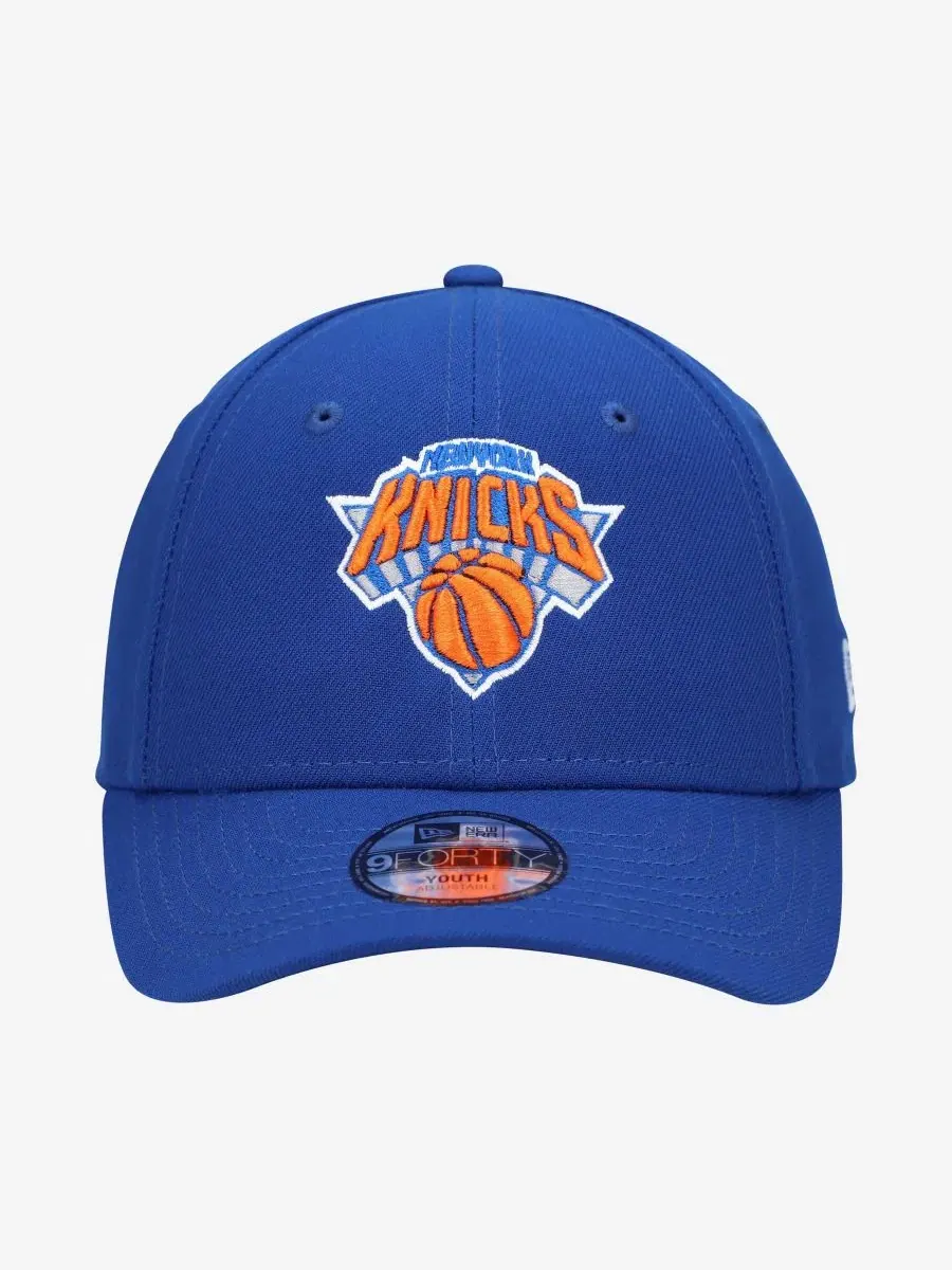 Бейсболка New York Knicks 9FORTY с вышивкой New Era — изображение 2 из 4, синий