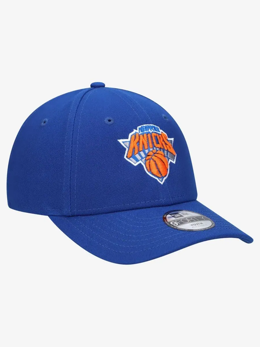 Бейсболка New York Knicks 9FORTY с вышивкой New Era — изображение 3 из 4, синий