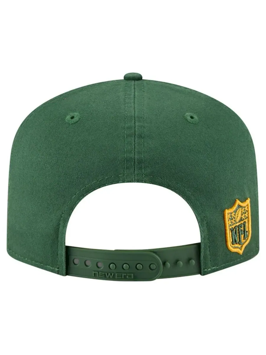 New Era Мужская регулируемая кепка Green Bay Packers Team 19TWENTY — изображение 3 из 5, зеленый