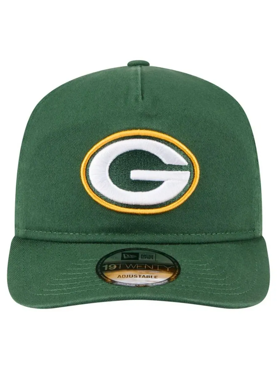 New Era Мужская регулируемая кепка Green Bay Packers Team 19TWENTY — изображение 5 из 5, зеленый