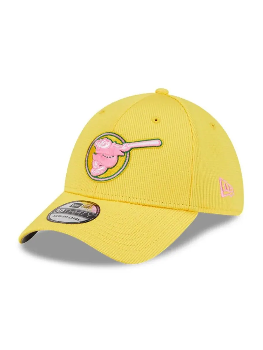 New Era Мужская желтая бейсболка San Diego Padres City Connect Batting Practice 39THIRTY Flex Hat