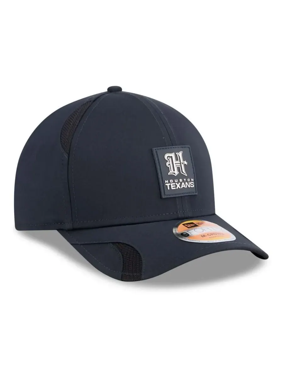 New Era Мужская темно-синяя кепка Houston Texans 2025 Sideline H-Town M-Crown 9FORTY с регулируемой — изображение 4 из 5