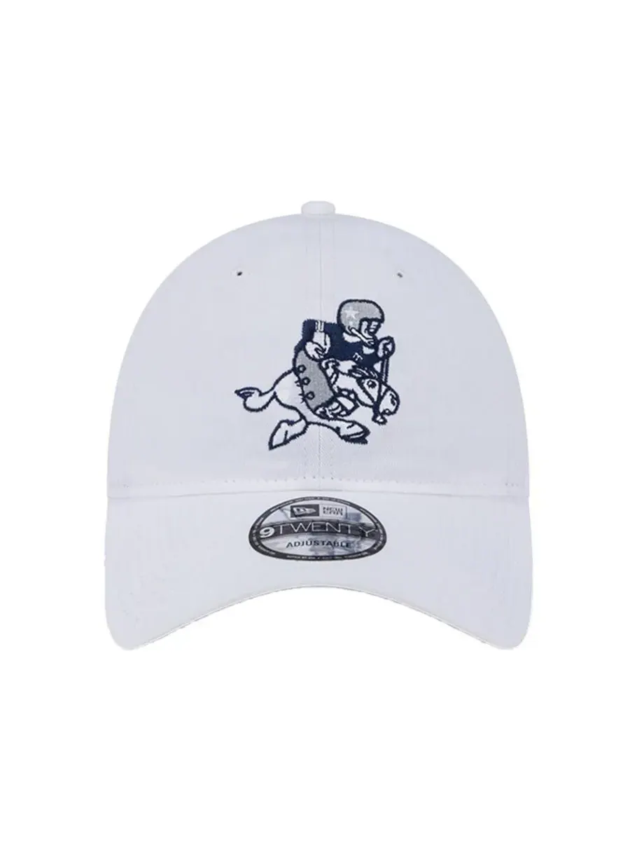 New Era Мужская белая кепка Dallas Cowboys Retro Main 9TWENTY с регулируемым размером — изображение 2 из 4, белый