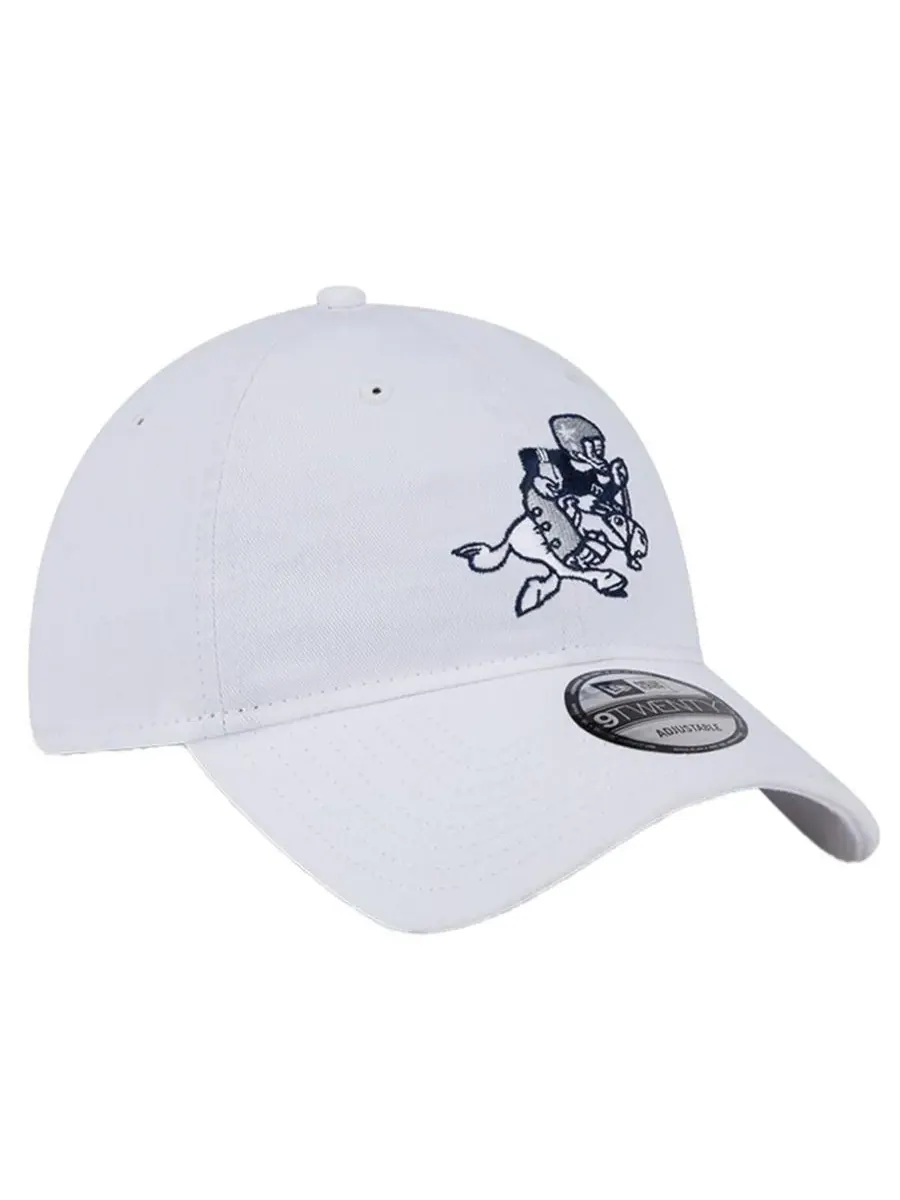 New Era Мужская белая кепка Dallas Cowboys Retro Main 9TWENTY с регулируемым размером — изображение 3 из 4, белый