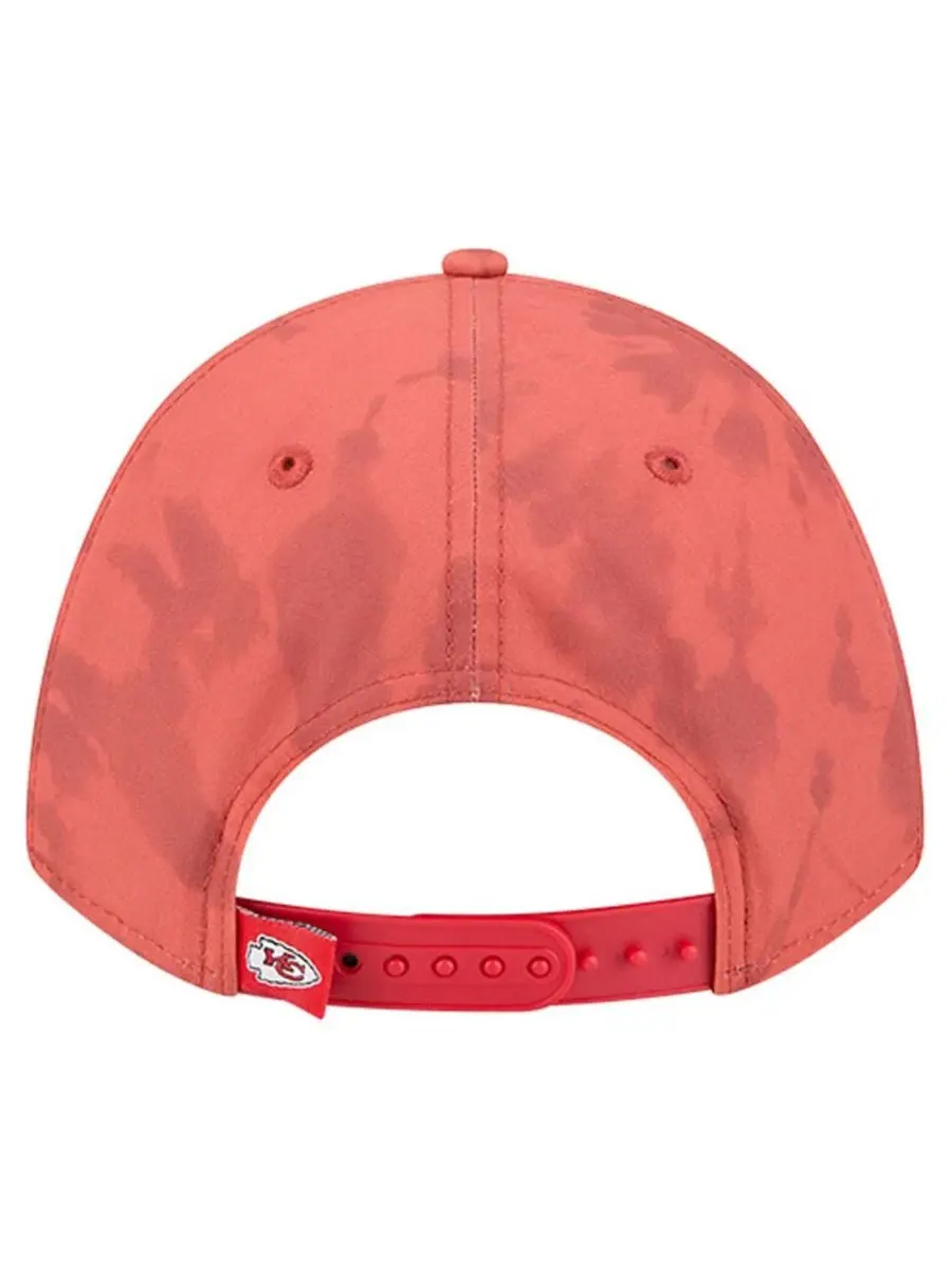 Кепка с принтом Tie Dye Fade New Era — изображение 2 из 4, красный