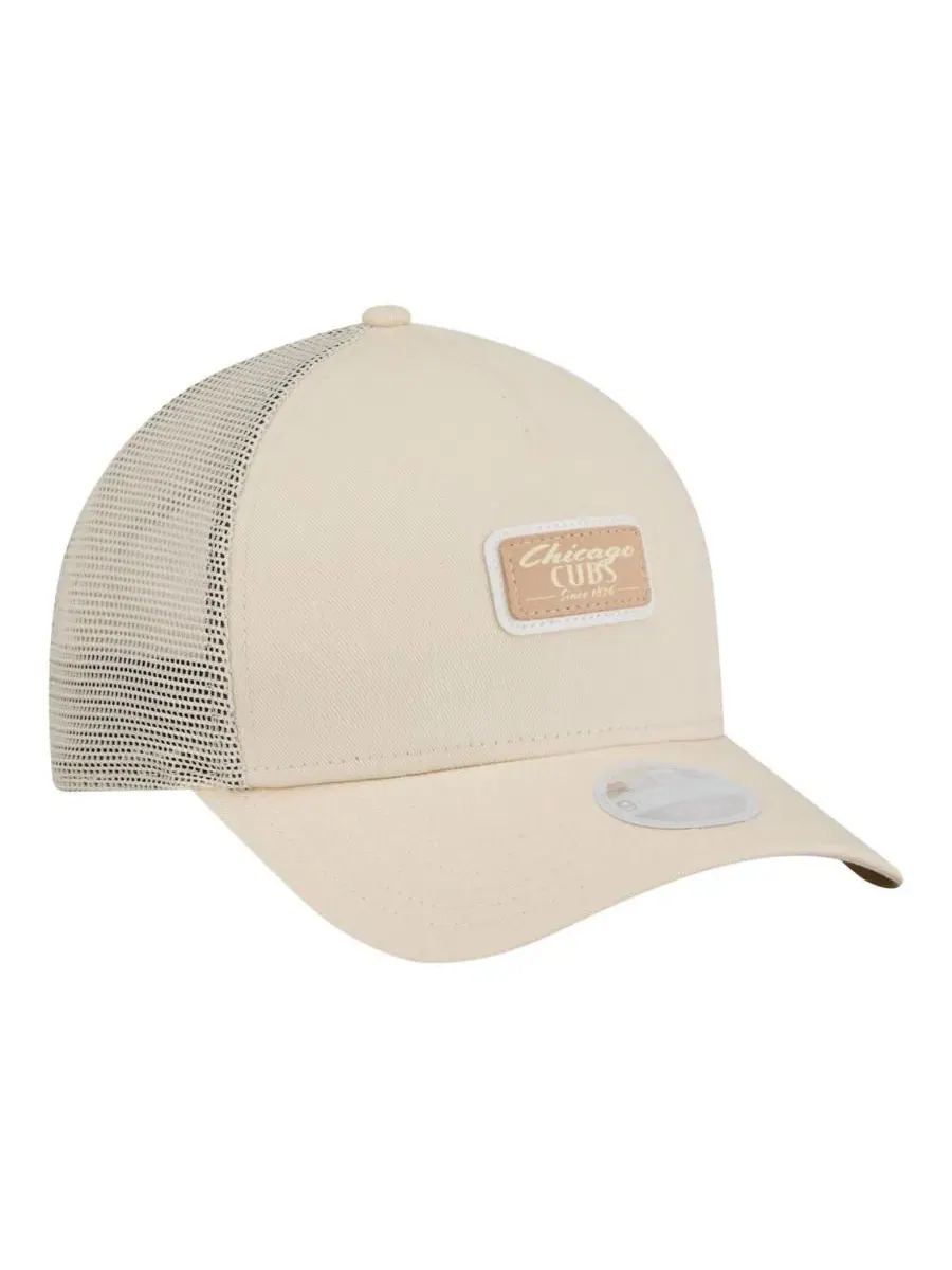Кепка-тракер New Era Chicago Cubs Tonal Patch 9FORTY M-Crown A-Frame — изображение 3 из 4, светлый бежевый