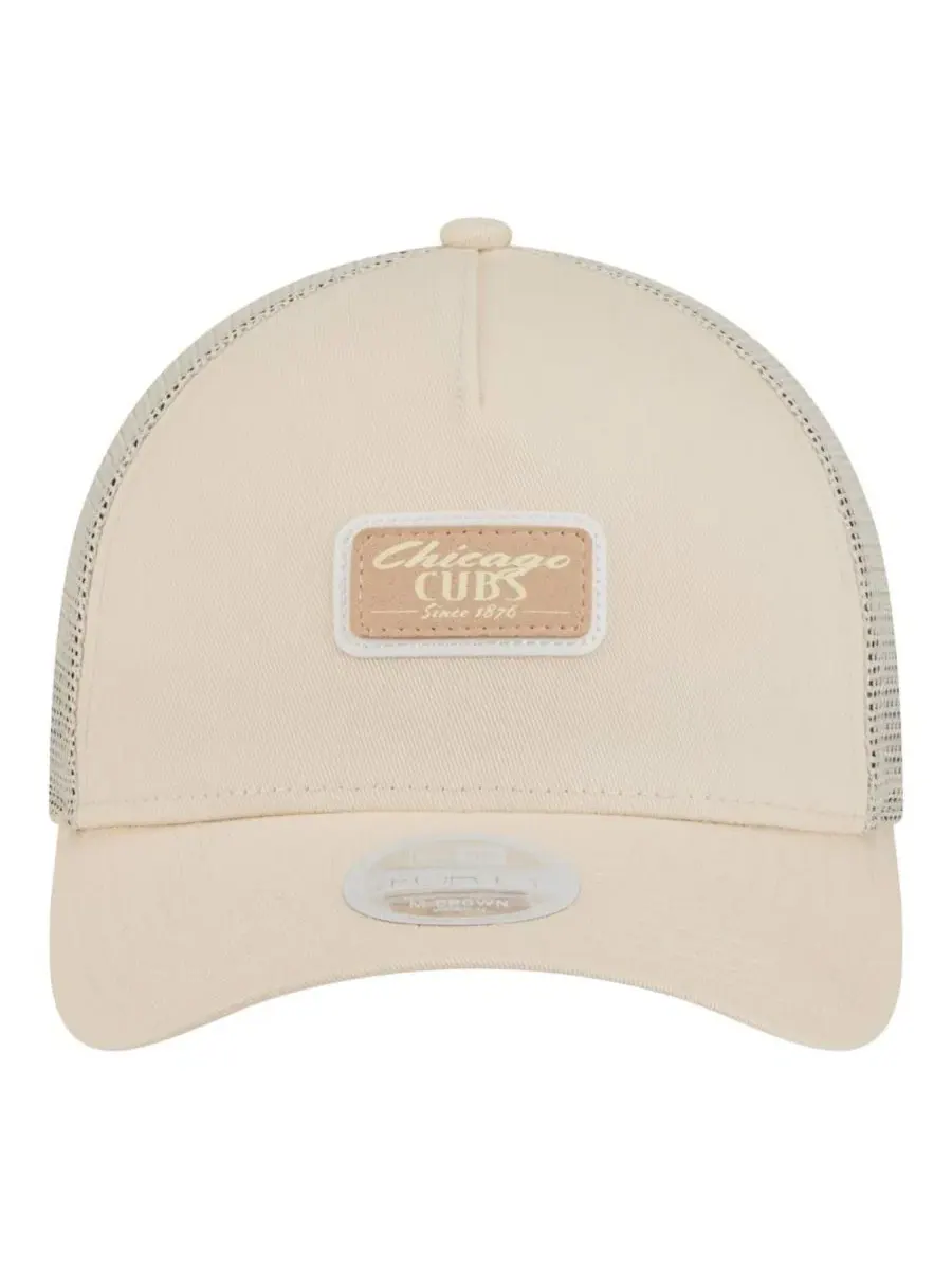 Кепка-тракер New Era Chicago Cubs Tonal Patch 9FORTY M-Crown A-Frame — изображение 4 из 4, светлый бежевый