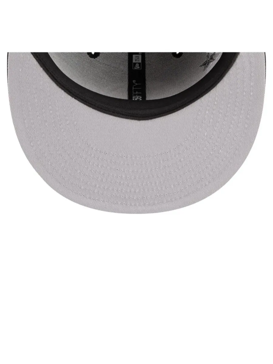 Кепка с высокой тульей и плоским козырьком Brooklyn Nets Team Collage 59FIFTY New Era — изображение 2 из 5, черный