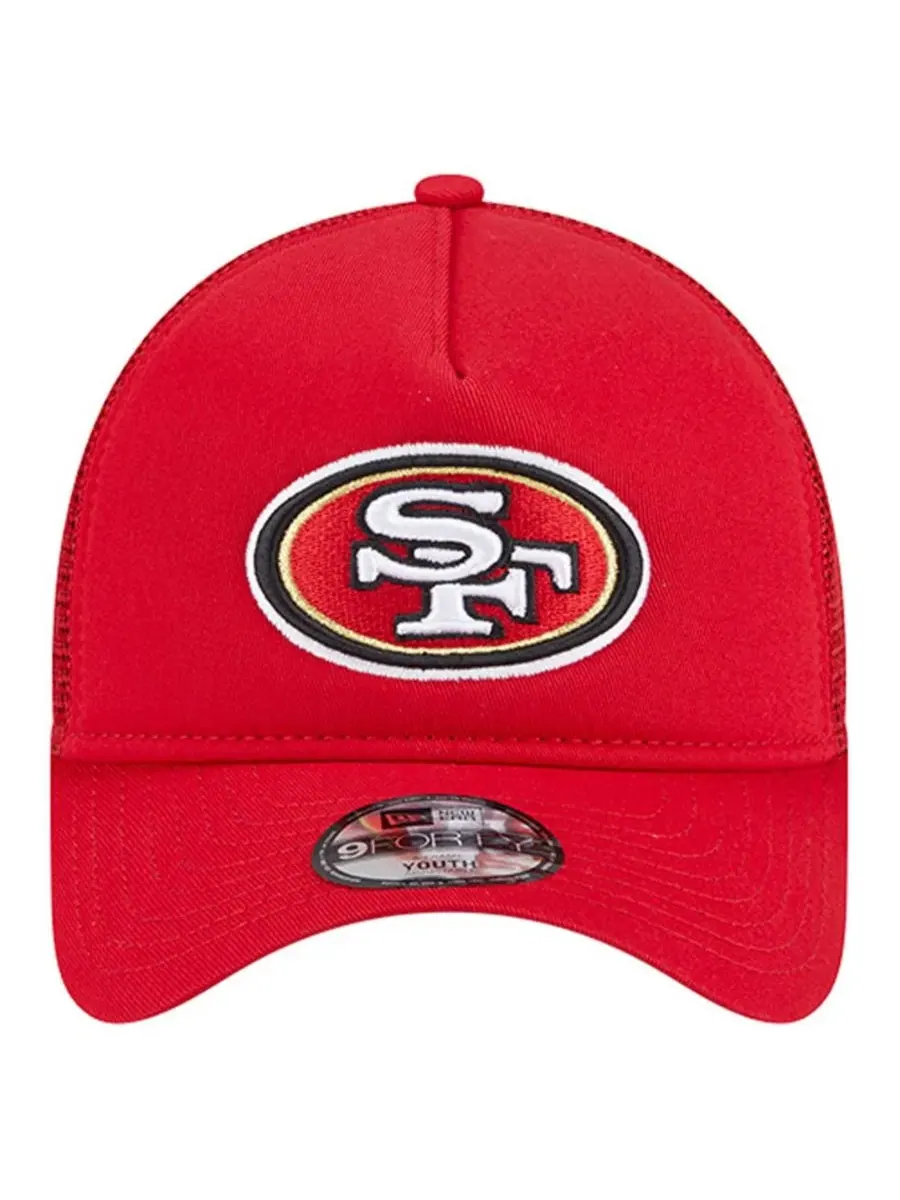 Кепка New Era с вышитым логотипом San Francisco 49ers — изображение 2 из 5, алый