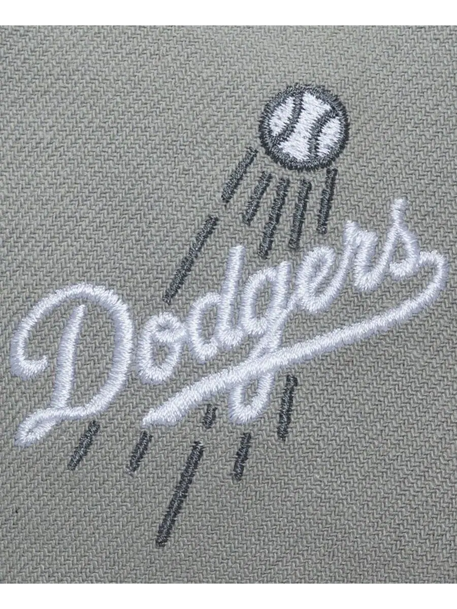 Бейсболка Los Angeles Dodgers Thunderstorm Head Coach Pro-Crown Mitchell & Ness — изображение 2 из 4, серый