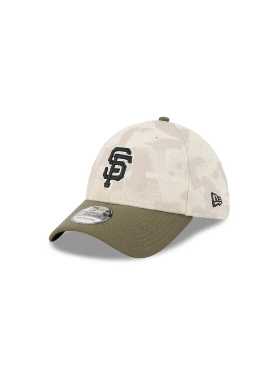 New Era Мужская светло-бежевая/оливковая кепка San Francisco Giants 2025, посвященная Дню