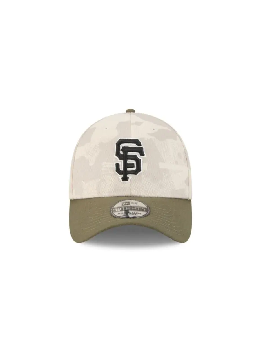 New Era Мужская светло-бежевая/оливковая кепка San Francisco Giants 2025, посвященная Дню — изображение 3 из 7