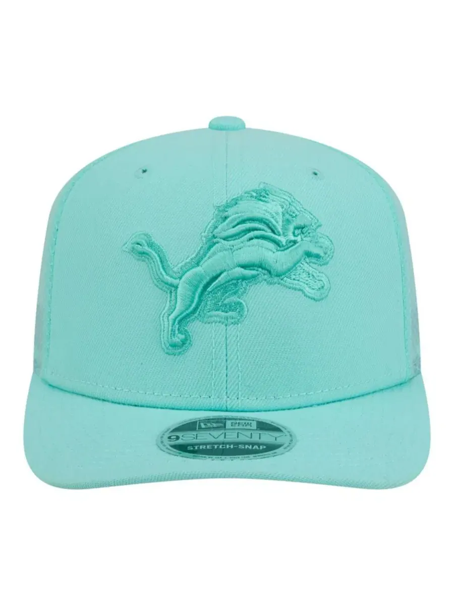 Кепка New Era 9SEVENTY с принтом Detroit Lions — изображение 2 из 5, мята