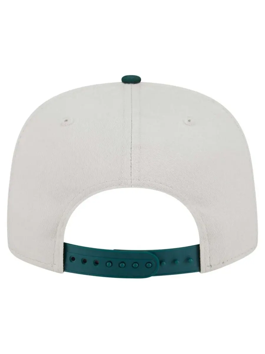 New Era Мужская кремовая спортивная кепка Athletics Iron Golfer Snapback — изображение 4 из 4, бежевый