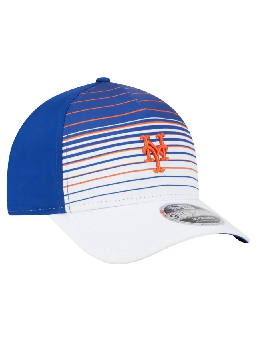 Мужская бейсболка Royal New York Mets Gradient 9FORTY с регулируемой высотой короны M-Crown New Era — изображение 3 из 5