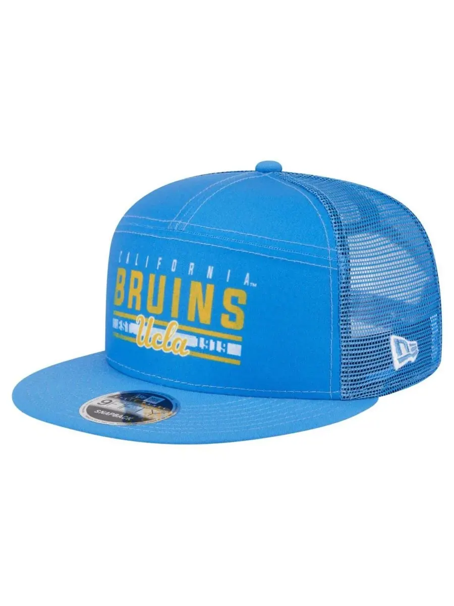 New Era Мужская синяя кепка-тракер UCLA Bruins Split Panel 9FIFTY с застежкой-регулятором