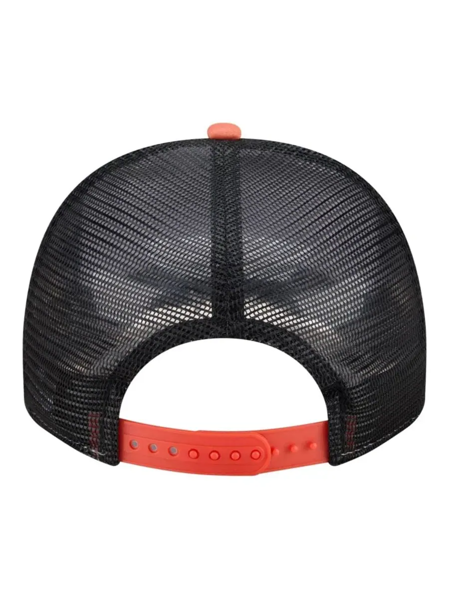 Кепка-снэпбек с высокой тульей Foodie A-Frame 9FIFTY Trucker New Era — изображение 4 из 7, белый оранжевый