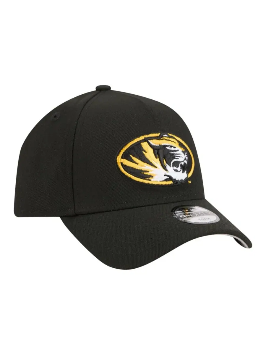 Бейсболка New Era 9FORTY A-Frame с вышивкой Missouri Tigers — изображение 4 из 5, черный