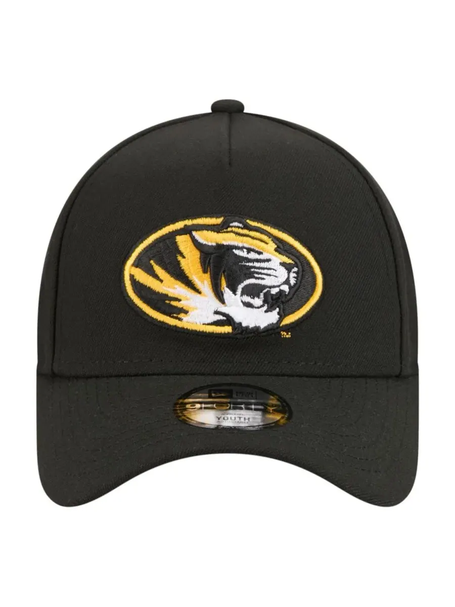 Бейсболка New Era 9FORTY A-Frame с вышивкой Missouri Tigers — изображение 5 из 5, черный