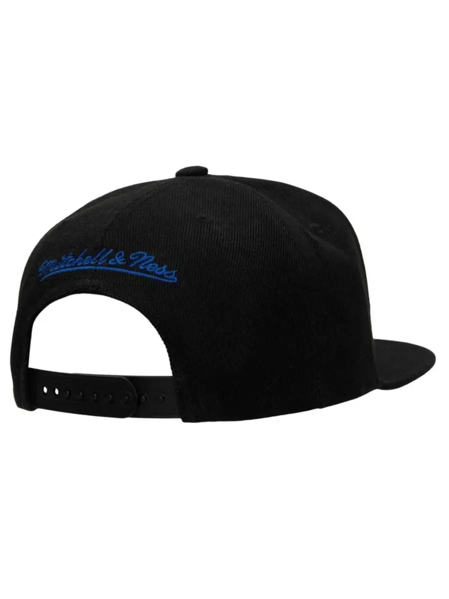 Кепка-снэпбек с плоским козырьком LA Clippers Mitchell & Ness — изображение 3 из 3, черный