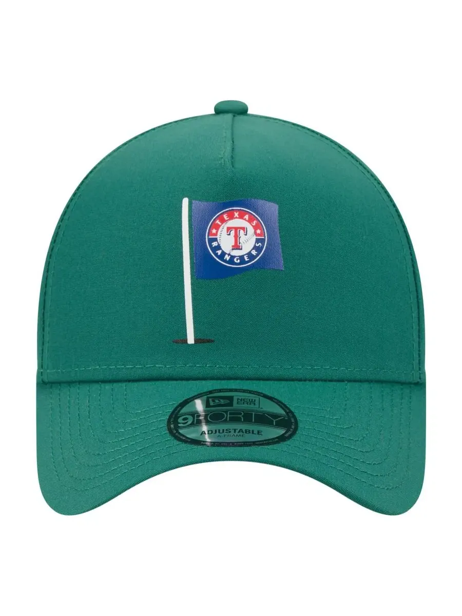 Кепка с козырьком, пятипанельная, с принтом, Texas Rangers Pin Seeker New Era — изображение 2 из 5, зеленый