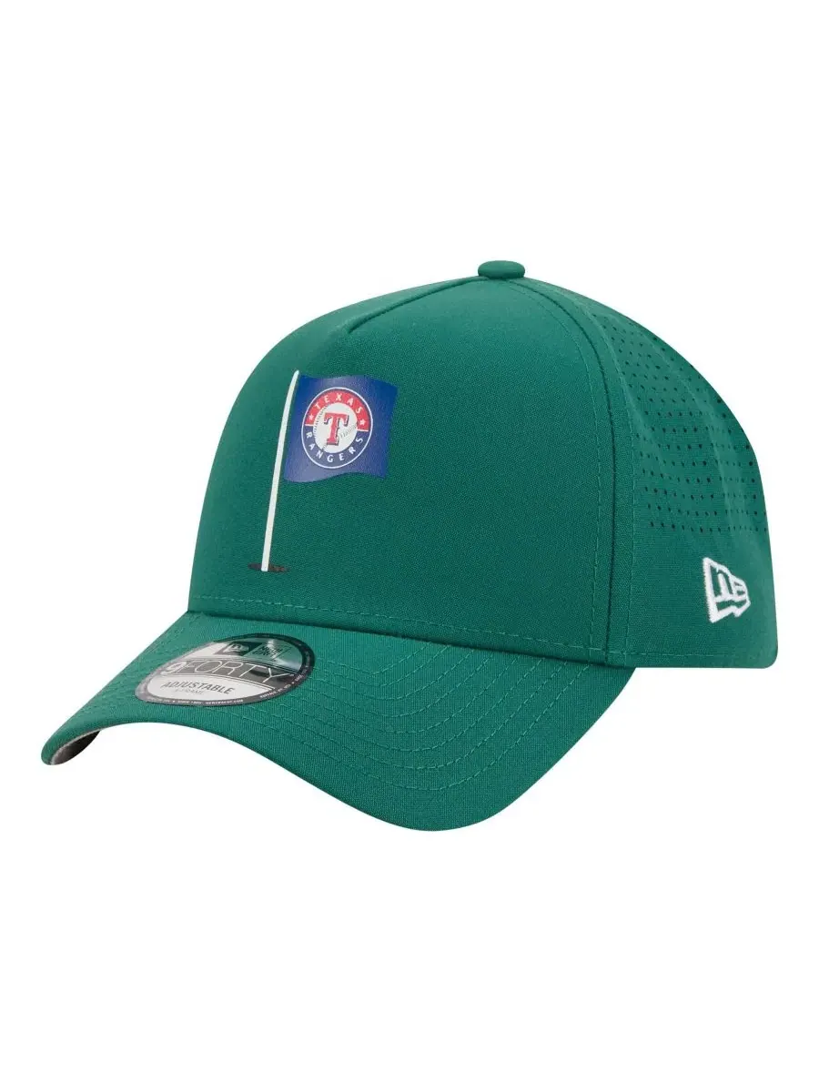 Кепка с козырьком, пятипанельная, с принтом, Texas Rangers Pin Seeker New Era — изображение 3 из 5, зеленый