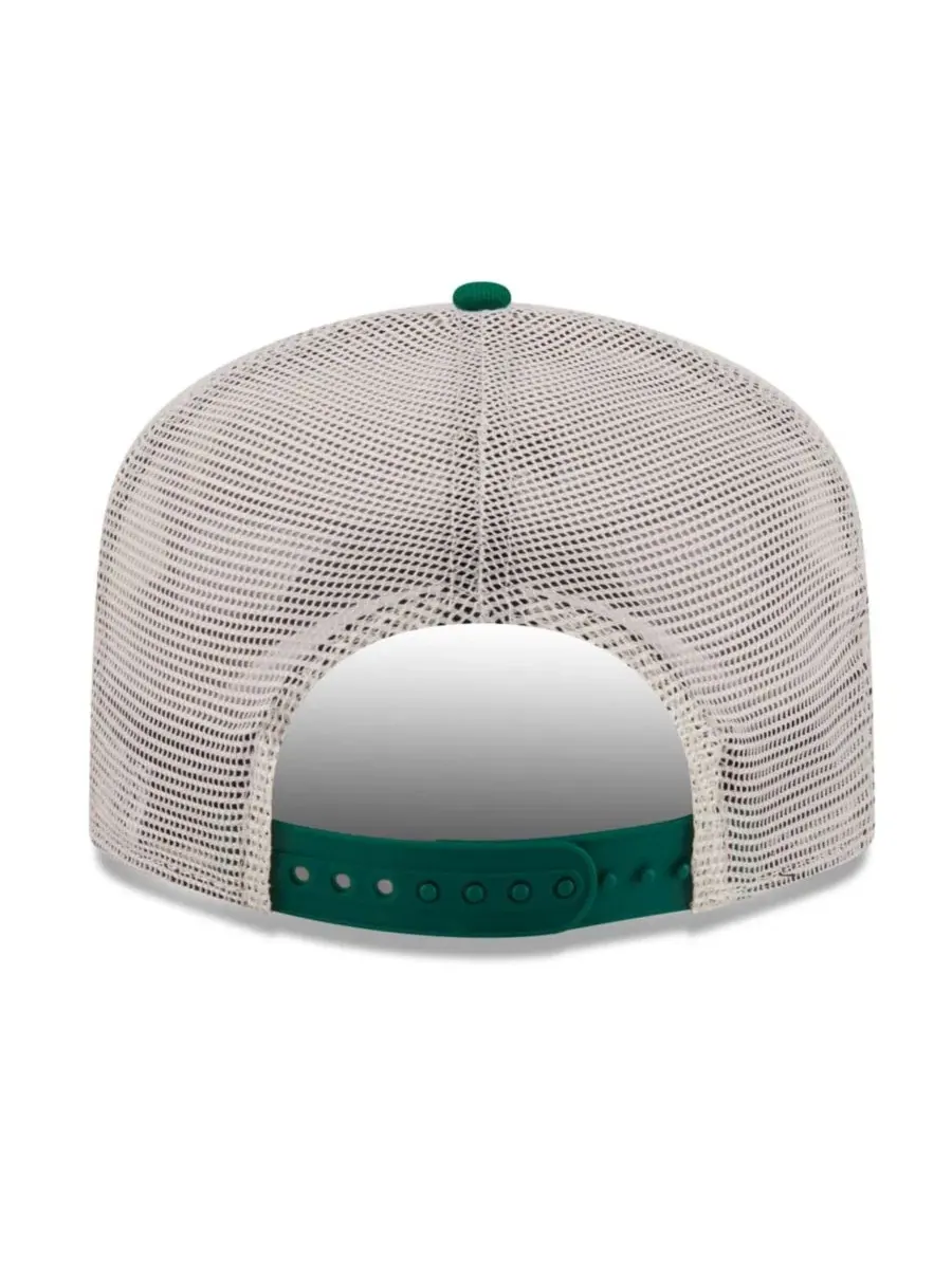 Бейсболка New Era 19TWENTY с нашивкой Boston Celtics — изображение 4 из 5, бежевый