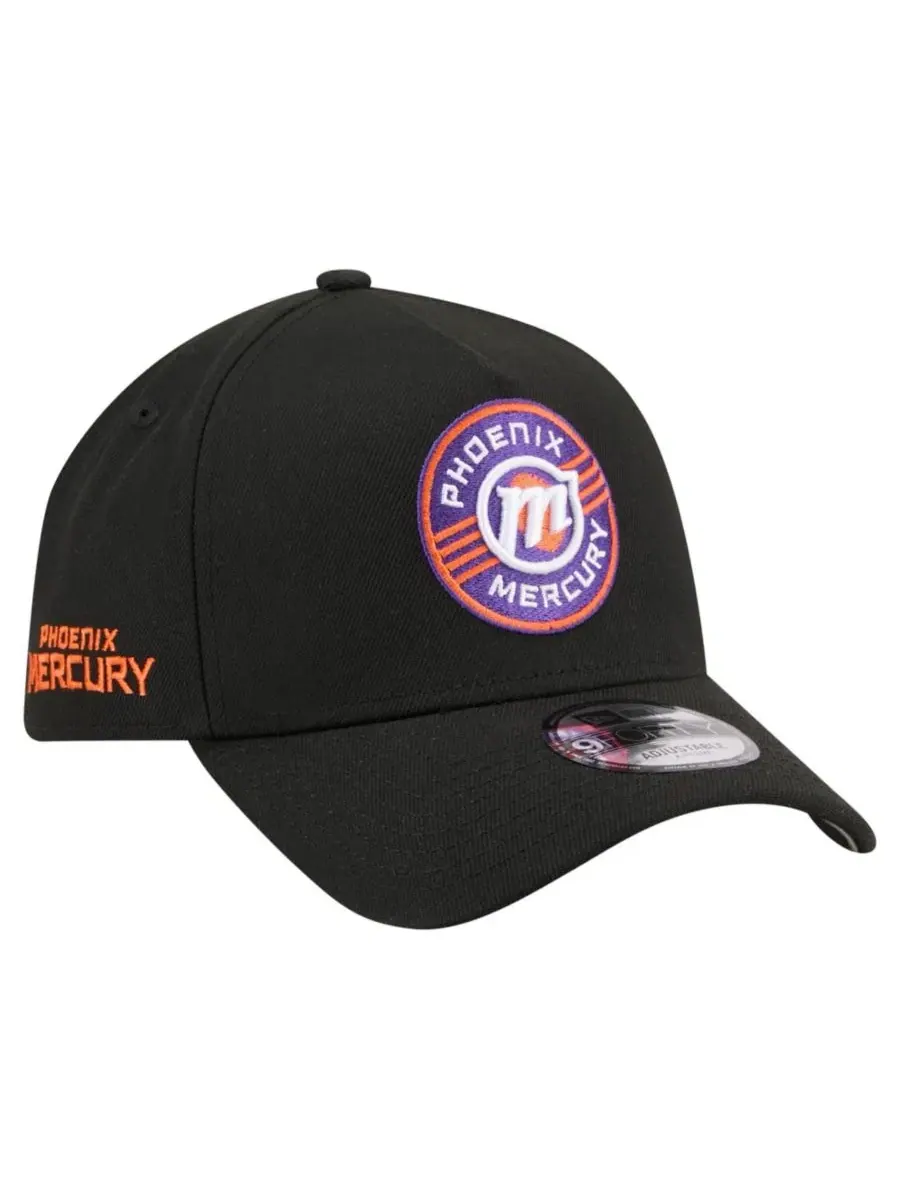 Кепка с вышитым логотипом Phoenix Mercury, модель Core Logo A-Frame 9FORTY New Era