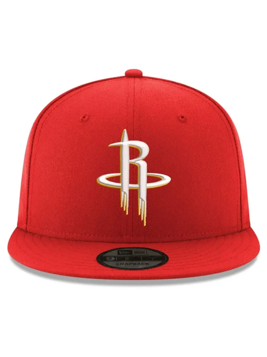Кепка-снэпбек New Era 9FIFTY с вышивкой Houston Rockets — изображение 4 из 4, красный