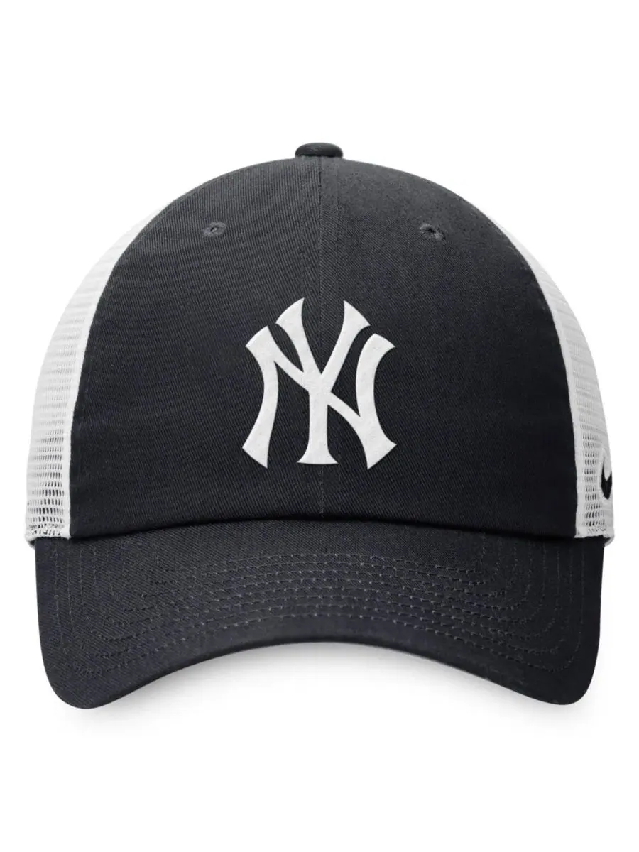 Кепка-тракер с вышитым логотипом New York Yankees Club — изображение 2 из 3, темно-синий белый