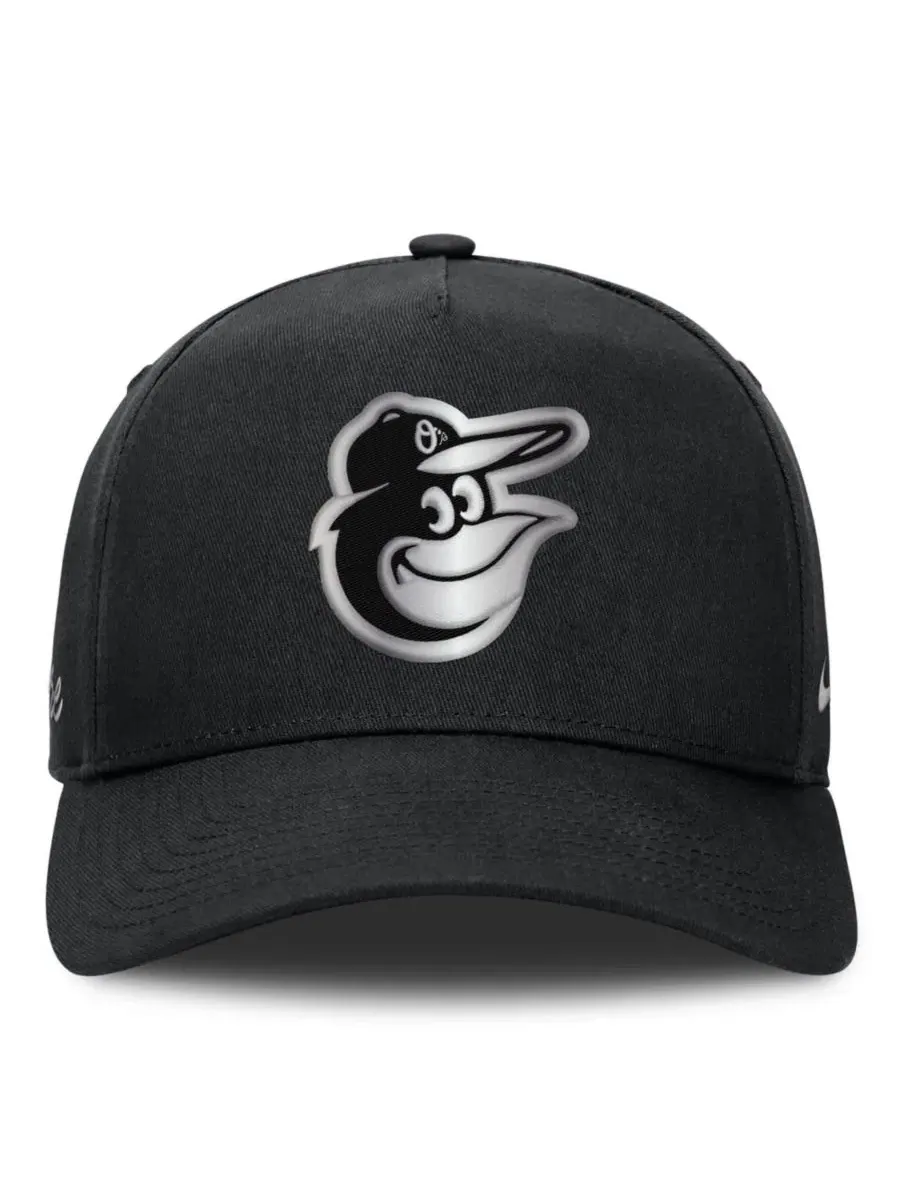 Бейсболка Nike Baltimore Orioles Rise Dri-FIT — изображение 2 из 5, черный серый