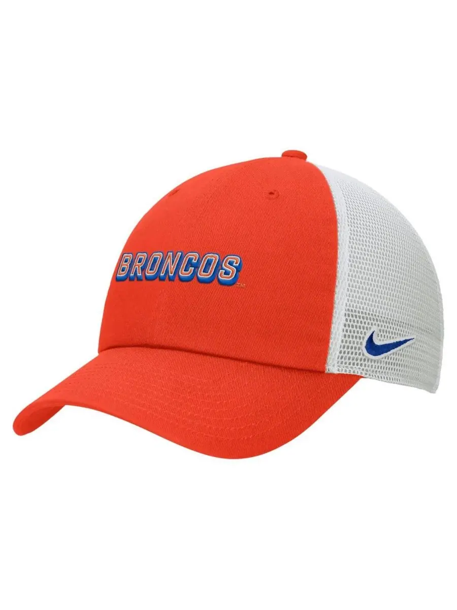 Nike Мужская оранжевая регулируемая бейсболка Boise State Broncos On-Field Club