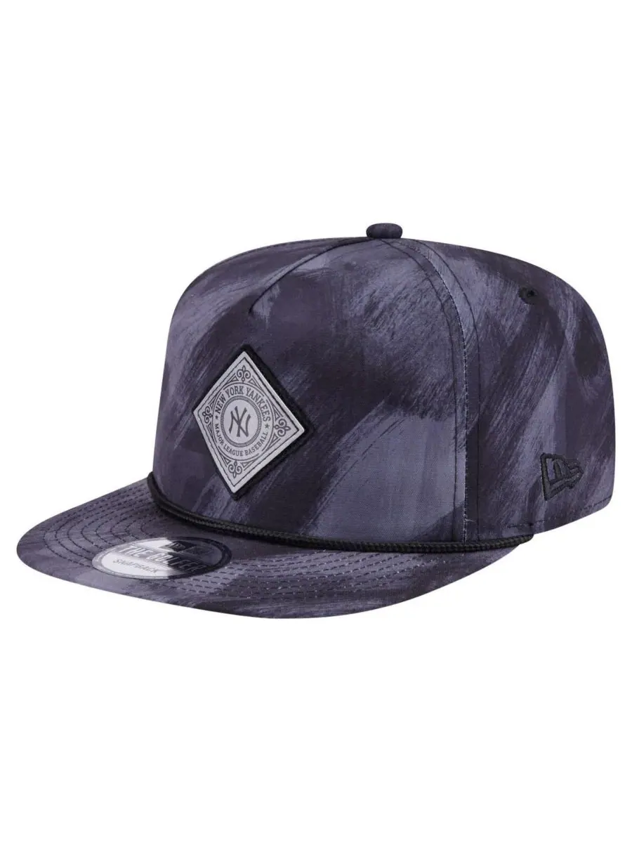 New Era Мужская темно-синяя бейсболка-снепбек с принтом New York Yankees
