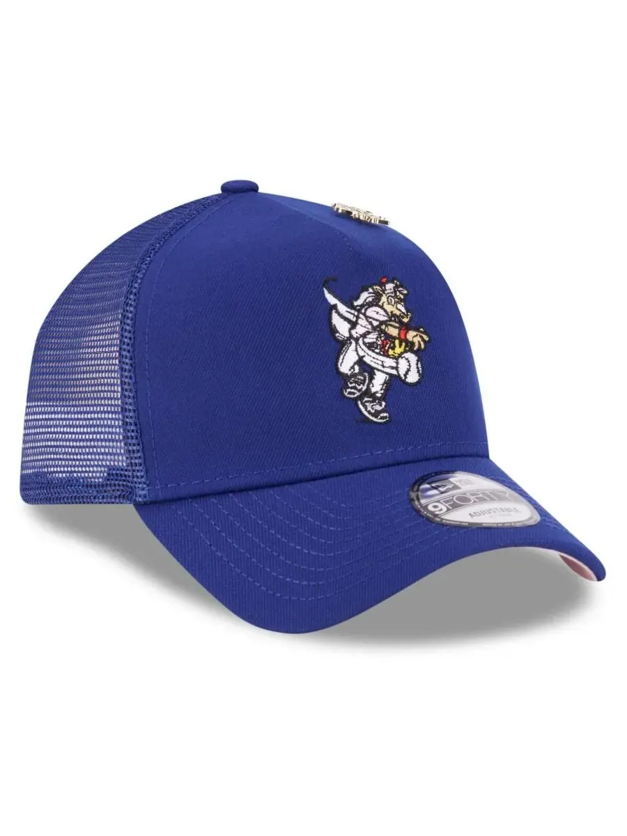 Мужская регулируемая кепка-тракер Royal Texas Rangers 2025 Big League Chew A-Frame 9FORTY New Era — изображение 2 из 4