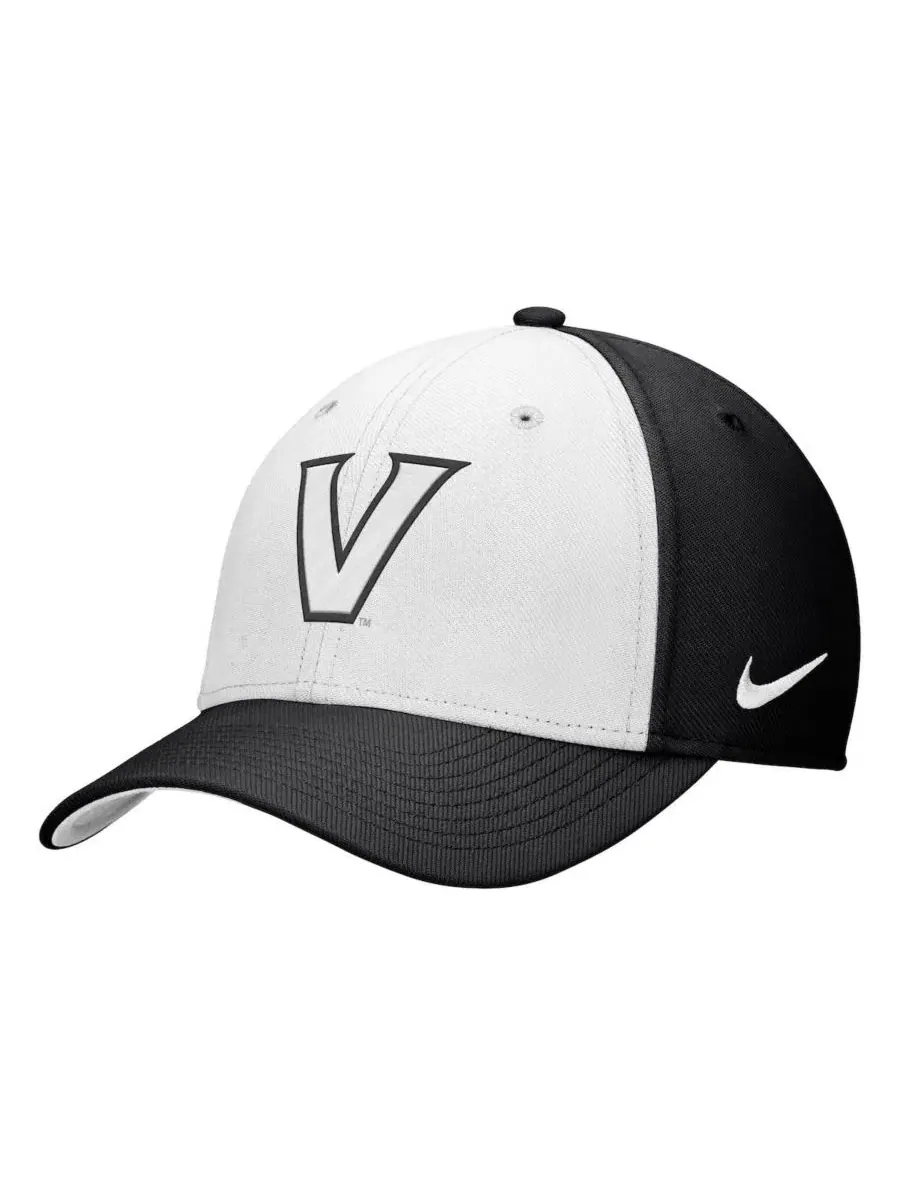 Кепка Dri-FIT Flex с вышитым логотипом Vanderbilt Commodores Nike