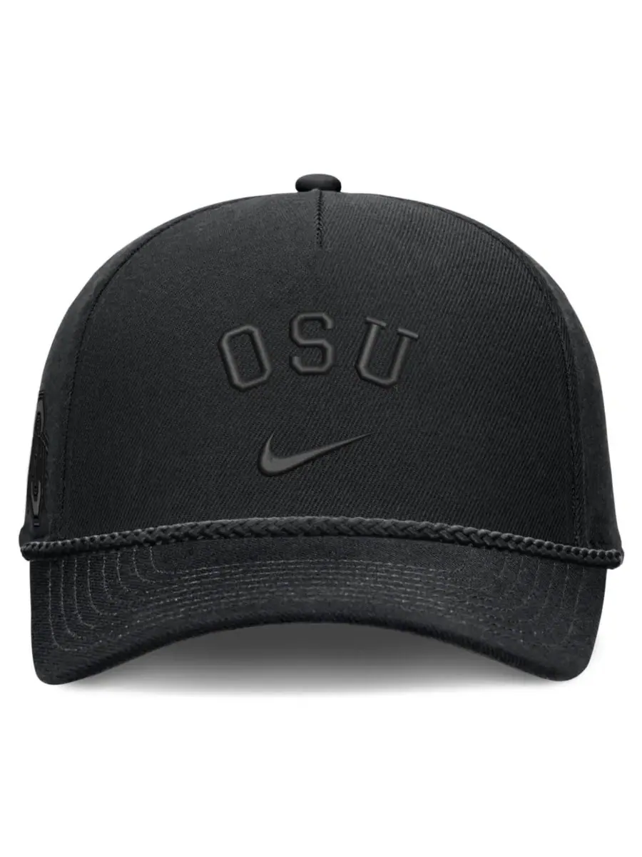Кепка Nike Campus Prep Tonal Rope Rise — изображение 2 из 4, черный