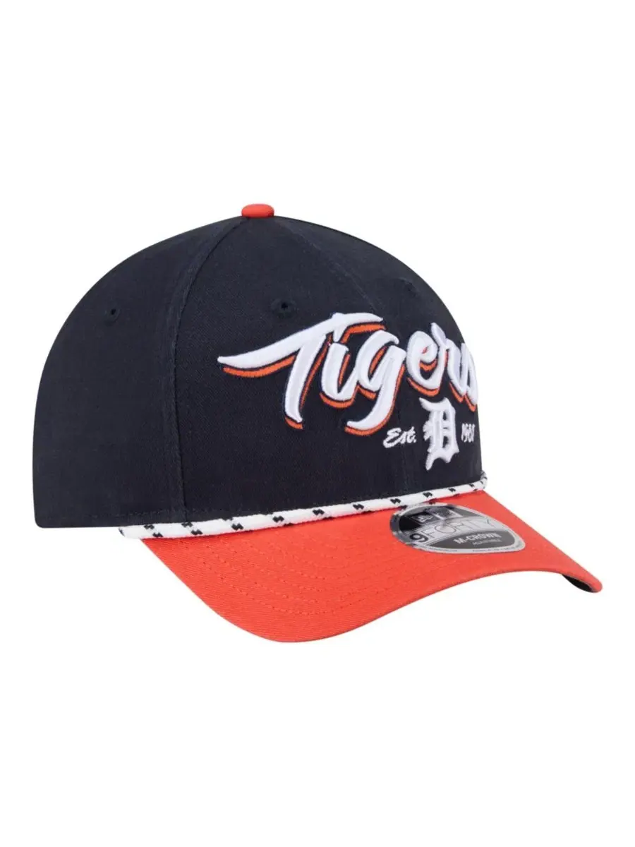 Кепка New Era Detroit Tigers Team Loyal 9FORTY M-Crown — изображение 4 из 5, темно-синий оранжевый