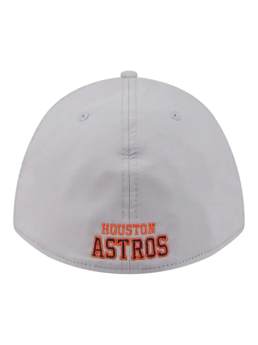 Кепка с козырьком New Era Houston Astros Patch 39THIRTY A-Frame M-Crown Perforated Flex Hat — изображение 2 из 5, серый