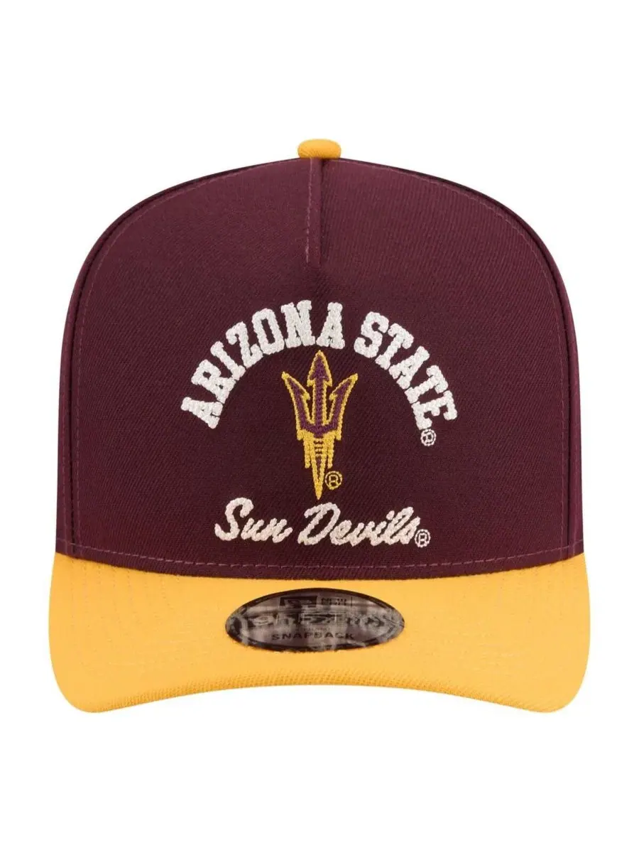 Кепка-снапбек с принтом Arizona State Sun Devils New Era — изображение 2 из 5, золотистый