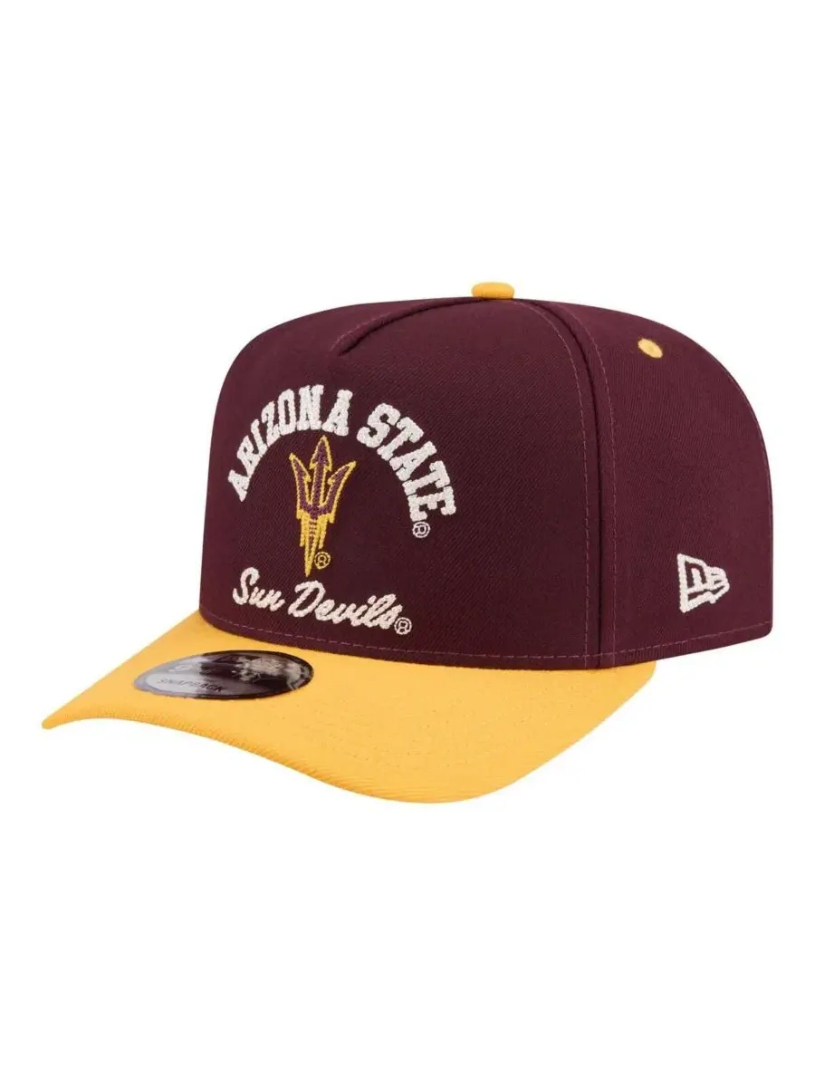 Кепка-снапбек с принтом Arizona State Sun Devils New Era — изображение 3 из 5, золотистый