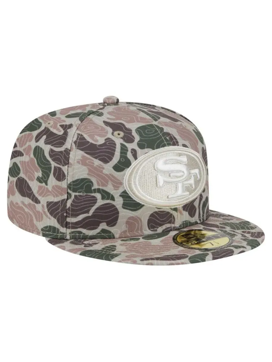 Мужская кепка Geo Camo 59FIFTY Fitted Hat New Era — изображение 4 из 5, камуфляж