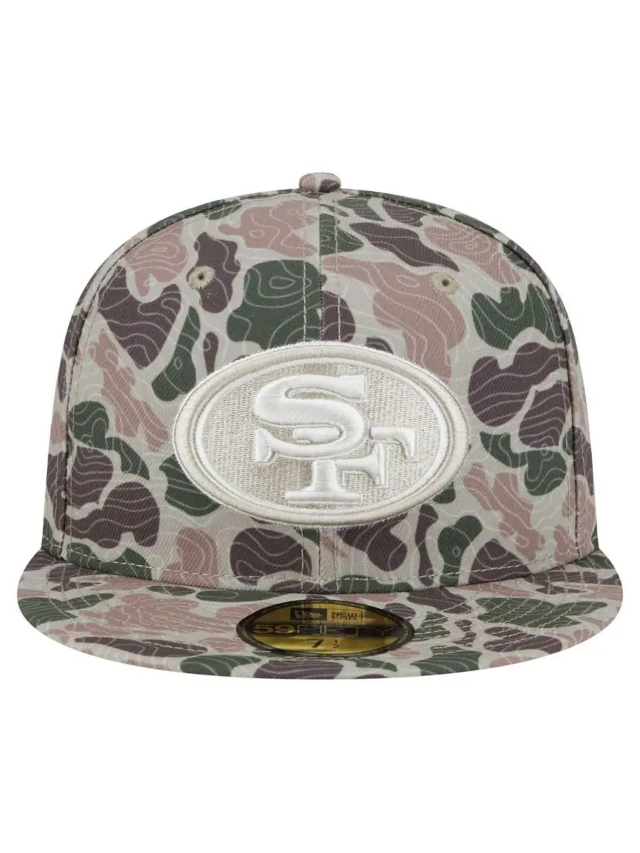 Мужская кепка Geo Camo 59FIFTY Fitted Hat New Era — изображение 5 из 5, камуфляж
