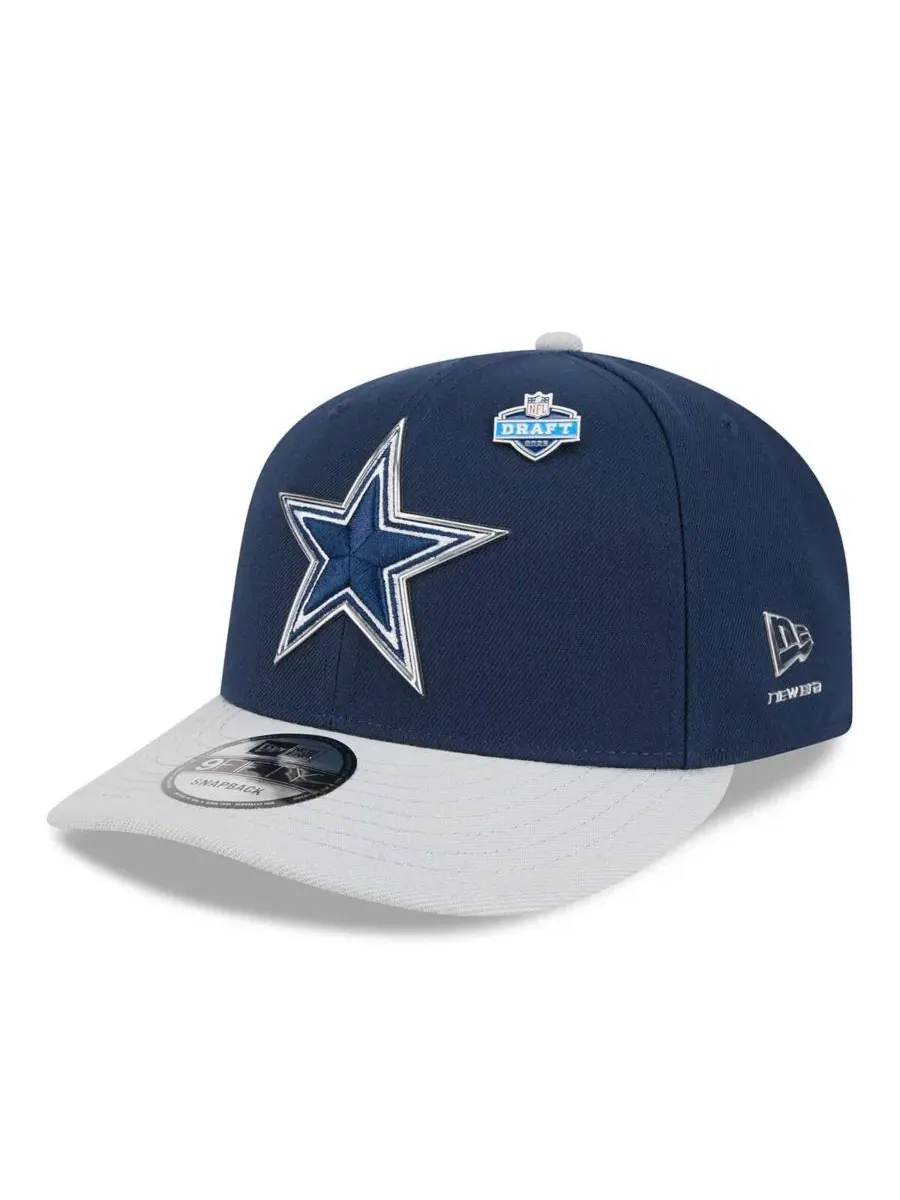 Кепка с козырьком Dallas Cowboys 2026 NFL Draft On Stage Pre-Curved 9FIFTY New Era