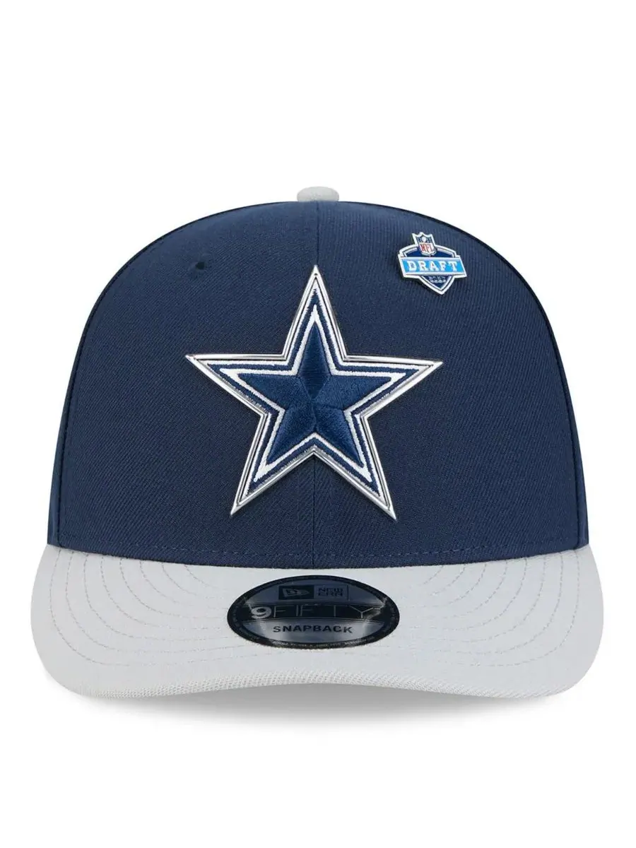 Кепка с козырьком Dallas Cowboys 2026 NFL Draft On Stage Pre-Curved 9FIFTY New Era — изображение 2 из 5