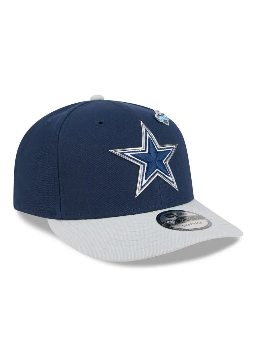 Кепка с козырьком Dallas Cowboys 2026 NFL Draft On Stage Pre-Curved 9FIFTY New Era — изображение 3 из 5